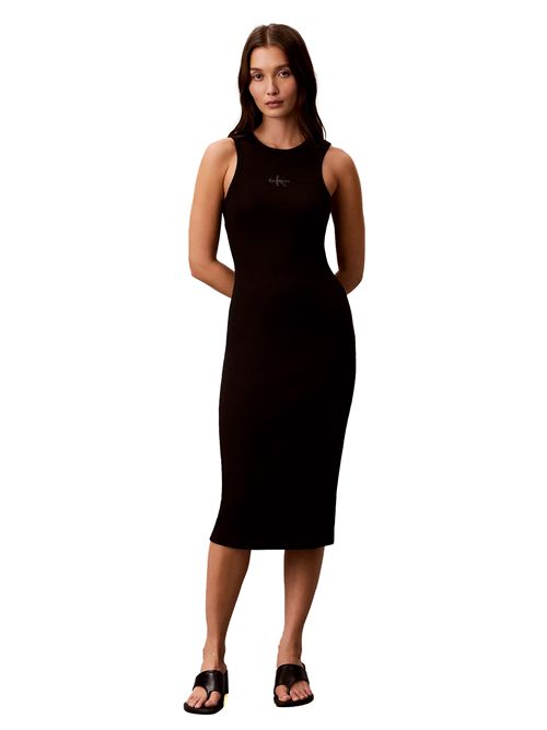 CALVIN KLEIN Vestito a costine in cotone CALVIN KLEIN | LV047F242GUB1